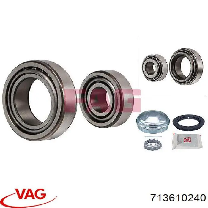 713 6102 40 VAG cojinete de rueda trasero