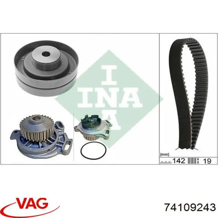 74109243 VAG polea correa distribución