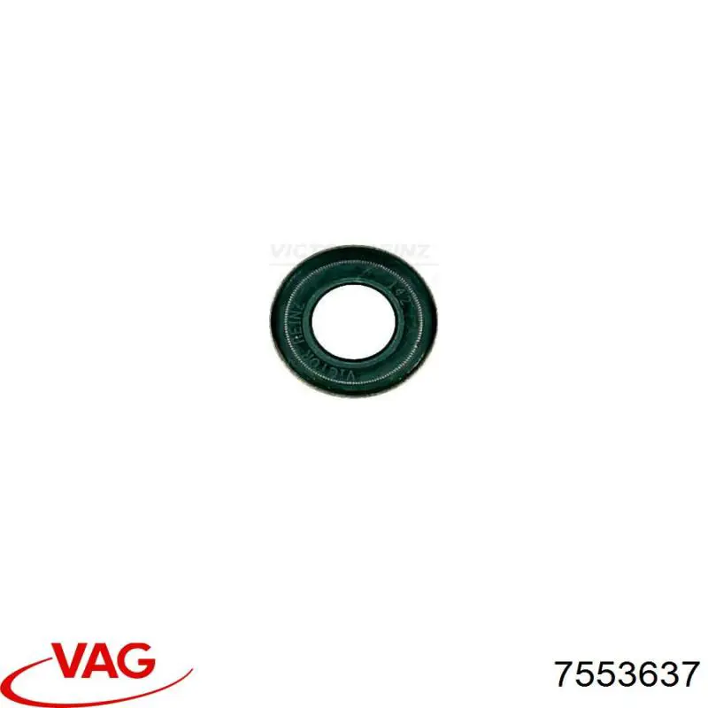 7553637 VAG sello de aceite de valvula (rascador de aceite Entrada/Salida Kit De Motor)