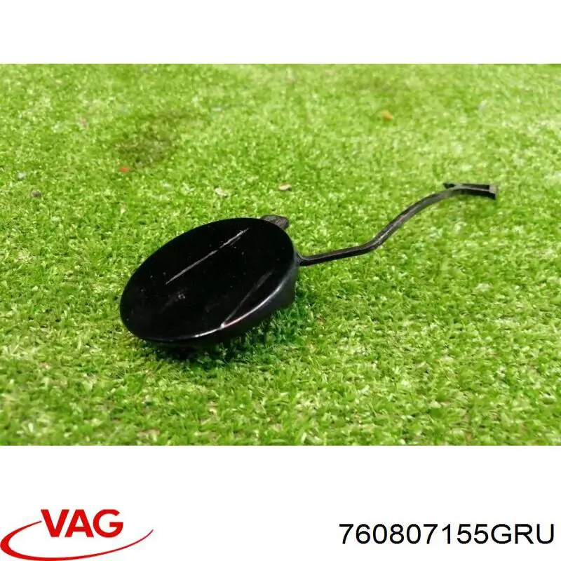 760807155GRU VAG Tapa del gancho de remolque del parachoques delantero izquierdo