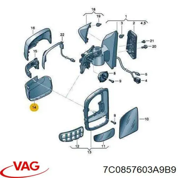 Comprar 7C0857603A9B9 VAG 