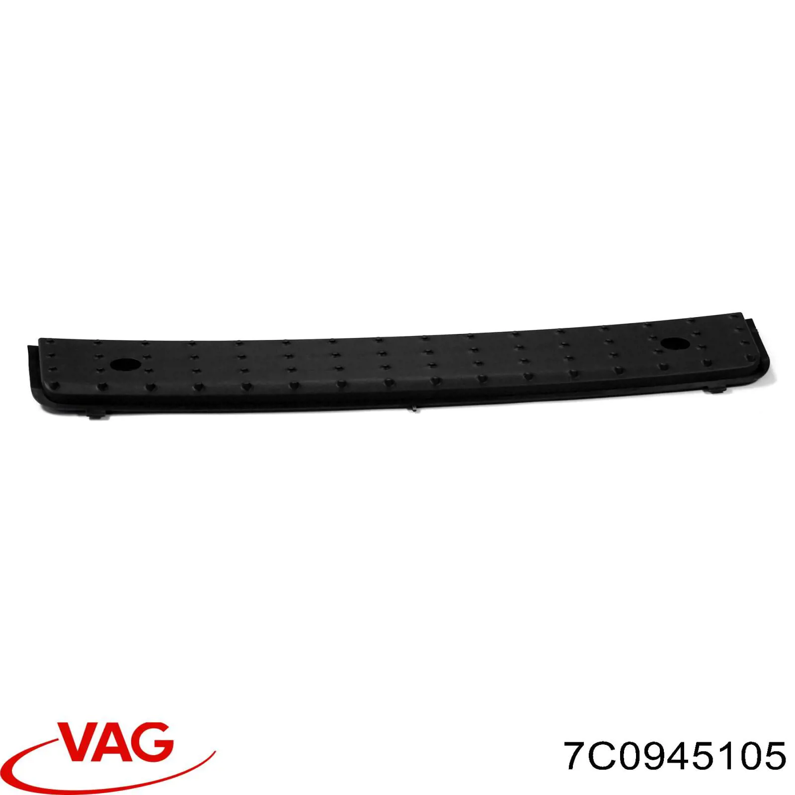Reflector de parachoques trasero 7C0945105 VAG