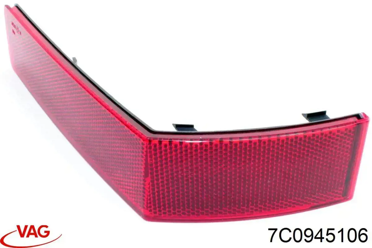 7C0945106 VAG Reflector, trasero, derecho