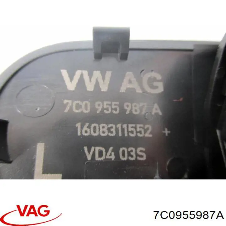 Comprar 7C0955987A VAG Boquilla del lavaparabrisas izquierda