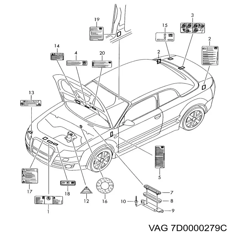 Comprar 7D0000279C VAG 
