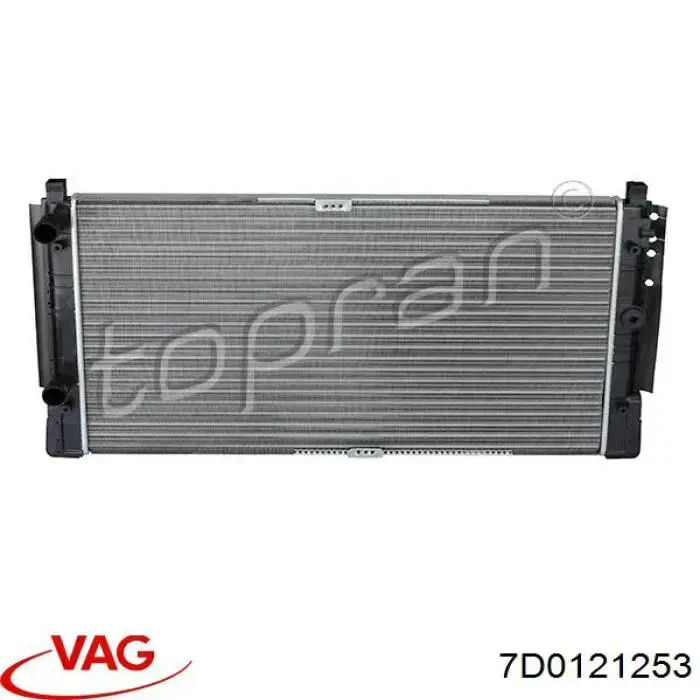 7D0121253 VAG radiador refrigeración del motor