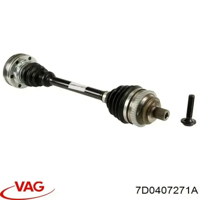 Semieje delantero derecho VAG 7D0407271A precio, desde 142,75 EUR