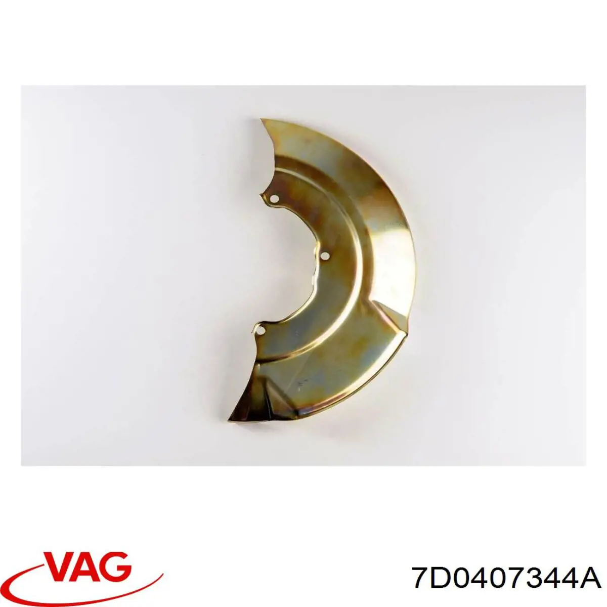 7D0407344B VAG Protector de disco de freno delantero derecho