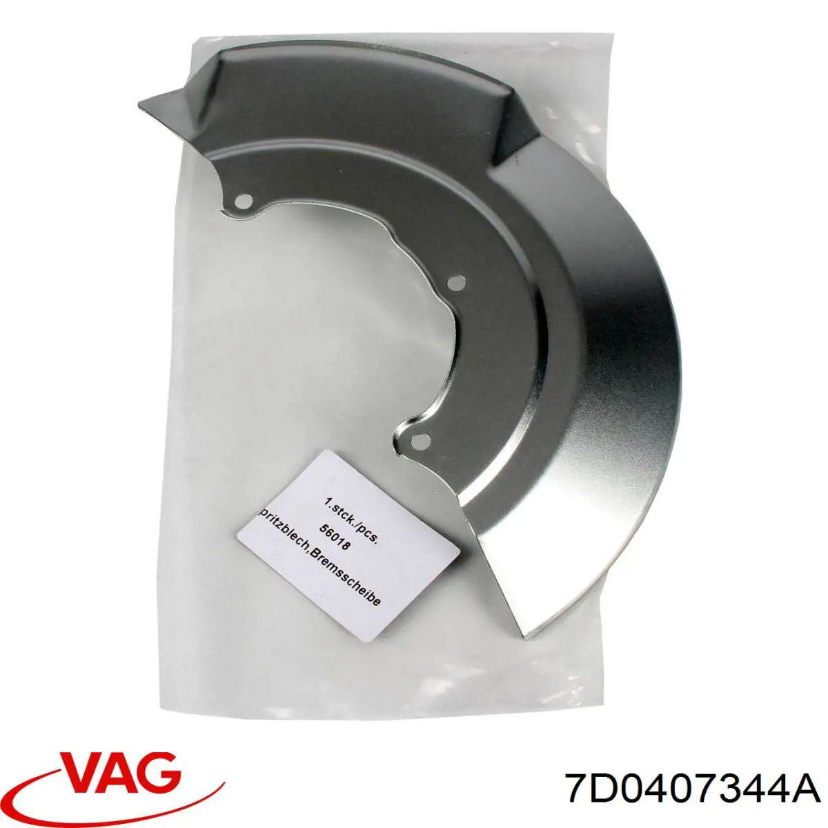 Protector de disco de freno delantero derecho VAG 7D0407344B precio, desde 12,44 EUR