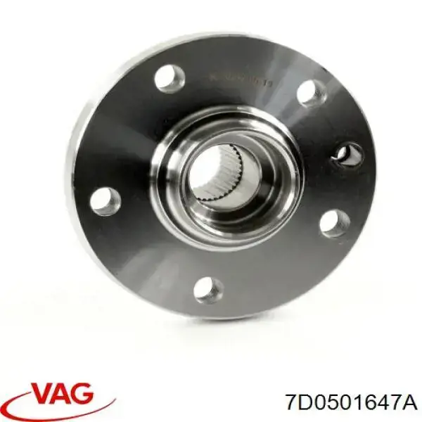 Buje de rueda delantero 7D0501647A VAG
