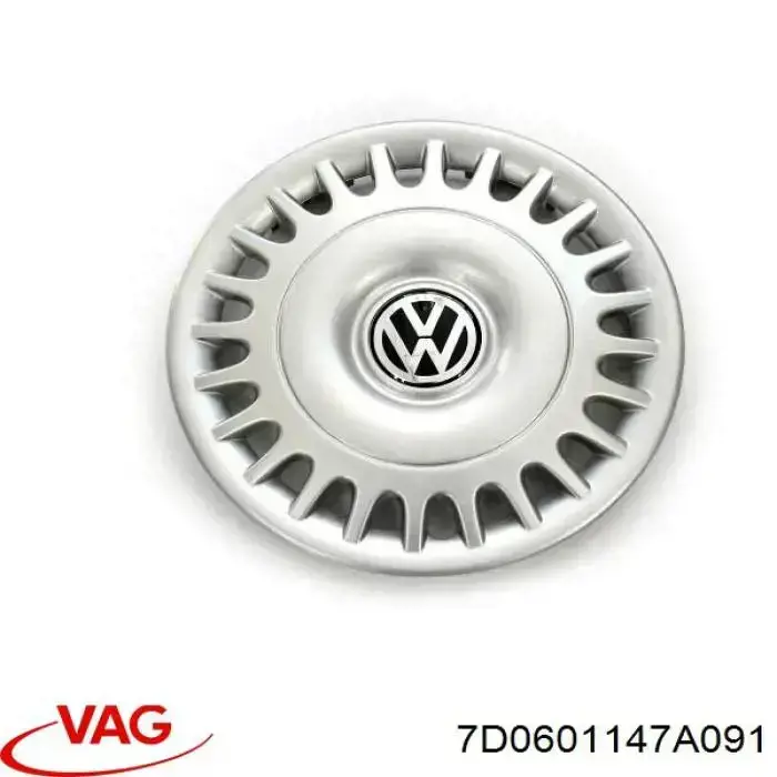 Tapa de rueda VAG 7D0601147A091 precio, desde 53,46 EUR