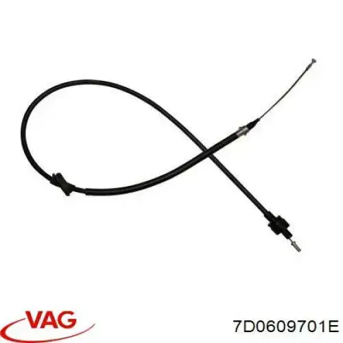 Cable de freno de mano trasero derecho/izquierdo VAG 7D0609701E precio, desde 15,94 EUR