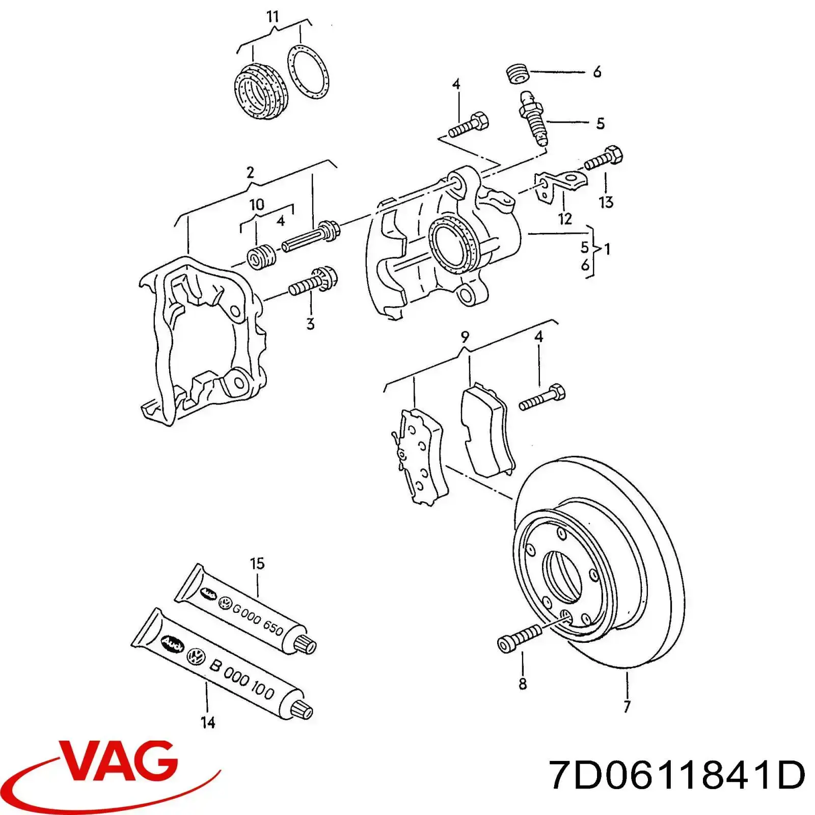 7D0611841D VAG 