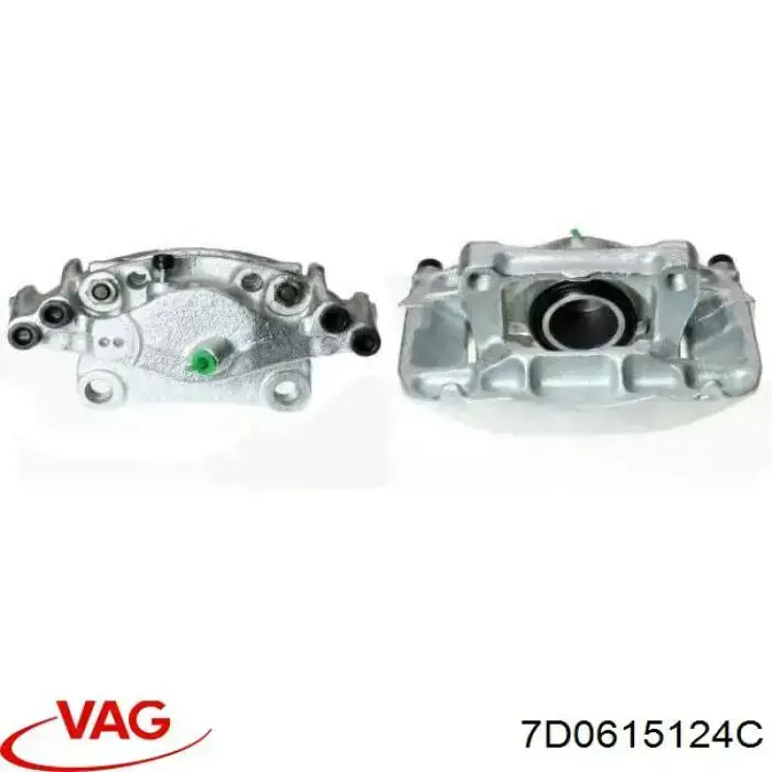Comprar 7D0615124C VAG Pinza de freno delantera derecha