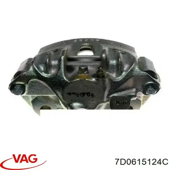 7D0615124C VAG pinza de freno delantera derecha