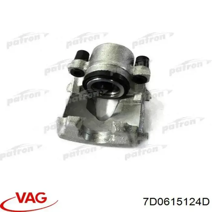 Pinza de freno delantera derecha 7D0615124D VAG
