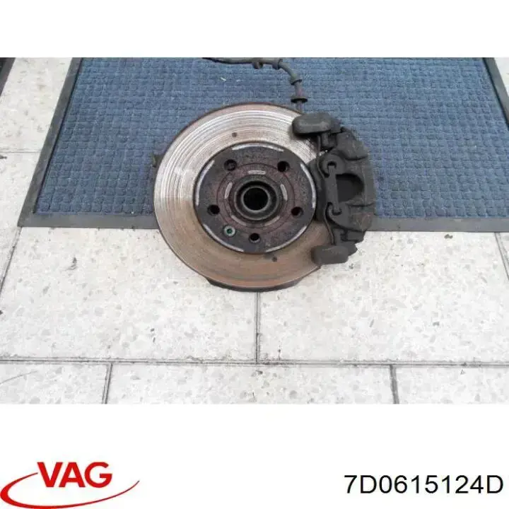 7D0615124D VAG Pinza de freno delantera derecha