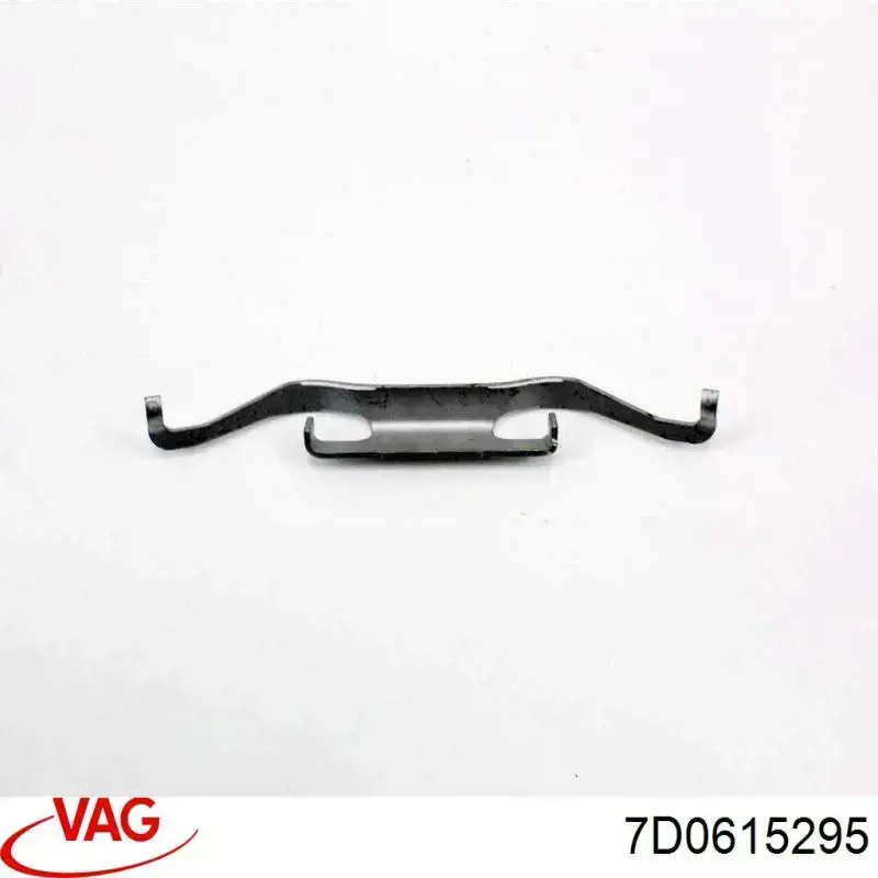 Resorte de retención de la pinza de freno 7D0615295 VAG