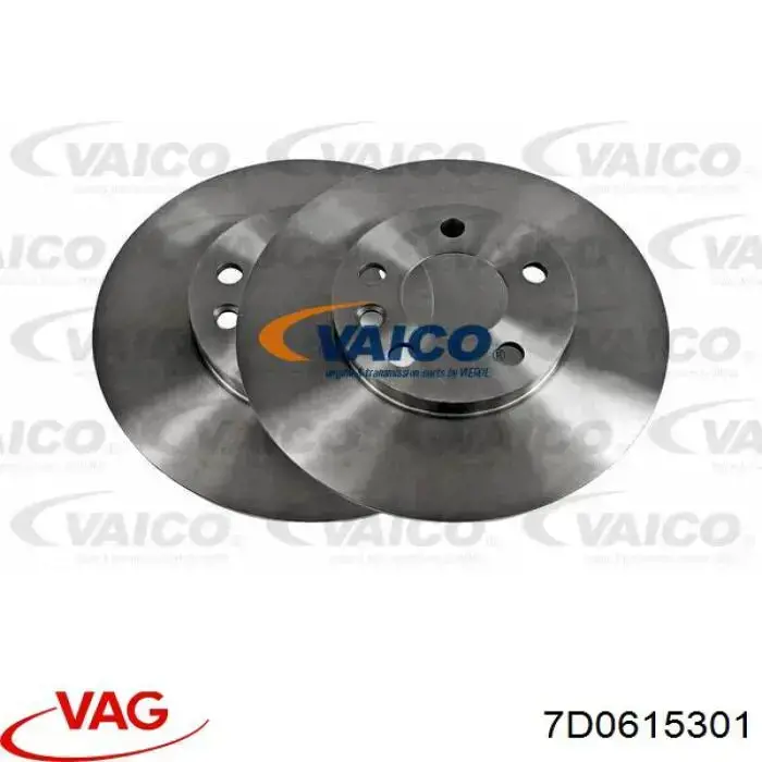 Disco de freno 7D0615301 VAG