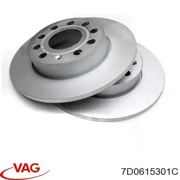 Disco de freno 7D0615301C VAG