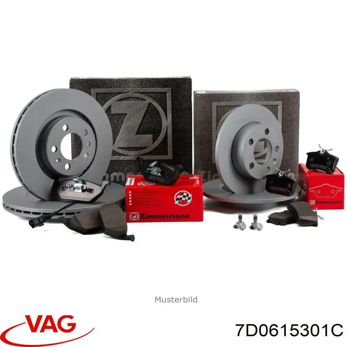 Frenos delanteros VAG 7D0615301C precio, desde 37,36 EUR