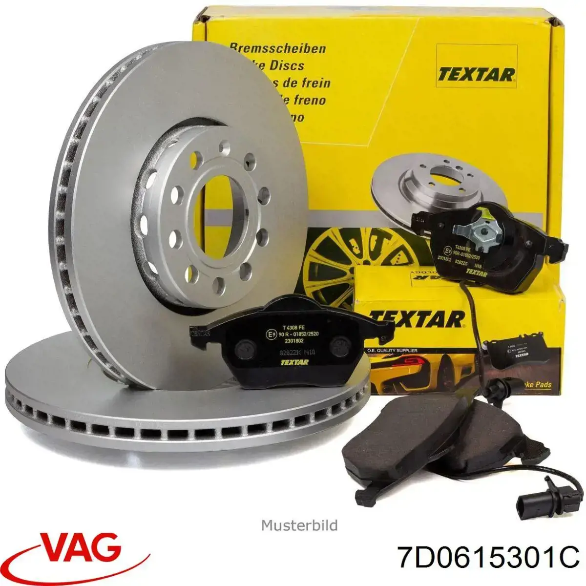 Comprar 7D0615301C VAG Freno de disco delantero
