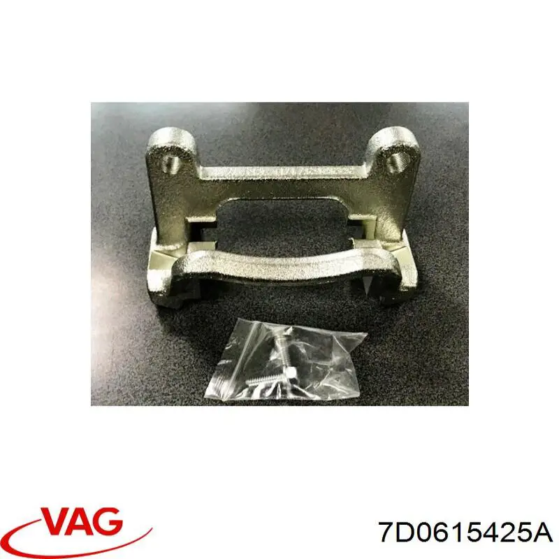 7D0615425A VAG Soporte de la pinza de freno trasera