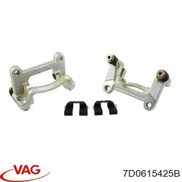 7D0615425B VAG soporte, pinza de freno trasera