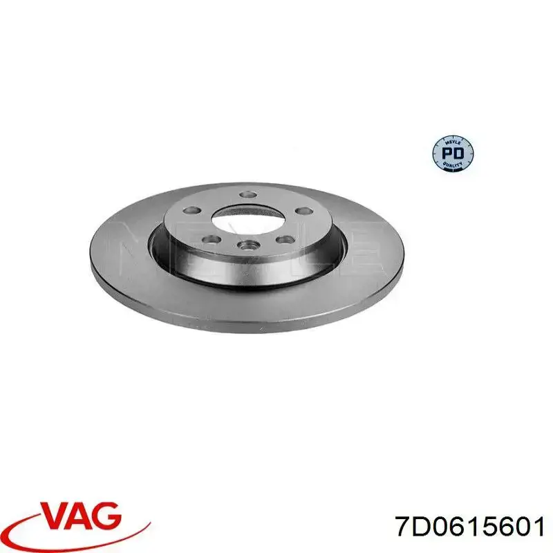 Disco de freno trasero Volkswagen Transporter 70B, 70C, 7DB, 7DK, 70J, 70K, 7DC, 7DJ