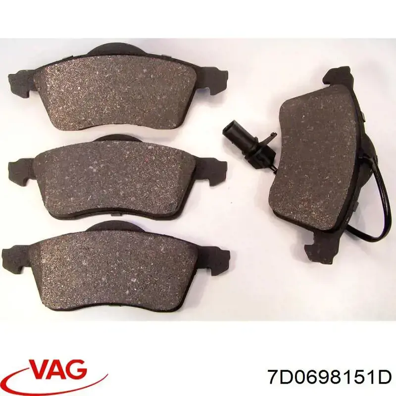 Pastillas freno delanteras VAG 7D0698151D precio, desde 38,24 EUR