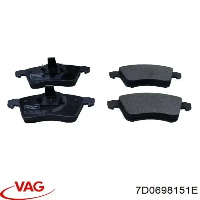 Pastillas de freno 7D0698151E VAG