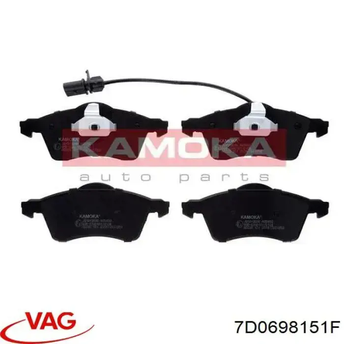 Comprar 7D0698151F VAG Pastillas delanteras de freno