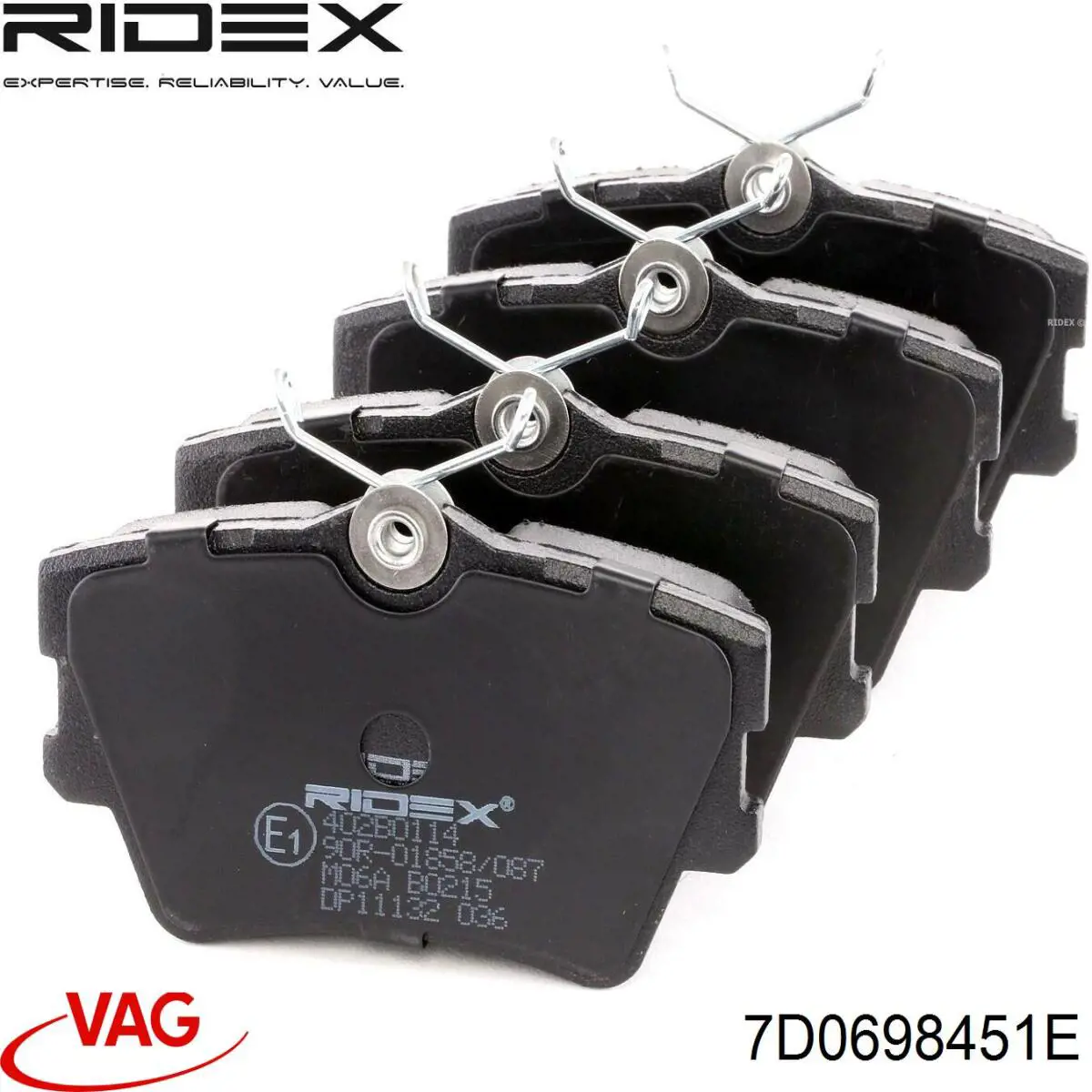 Pastillas traseras VAG 7D0698451E