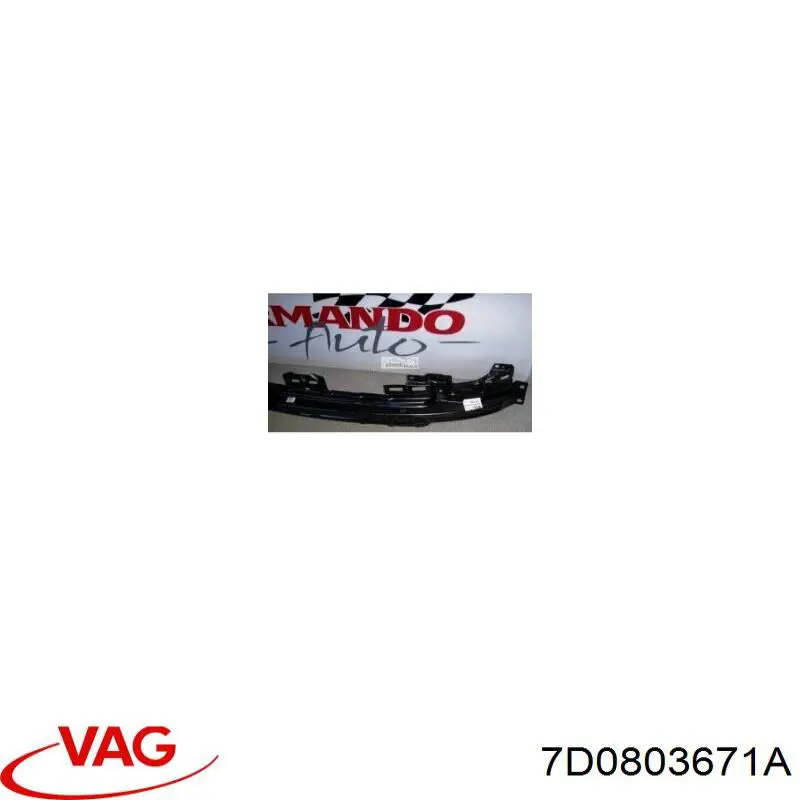Comprar 956734 Polcar Soporte inferior del radiador (panel de montaje de faros)