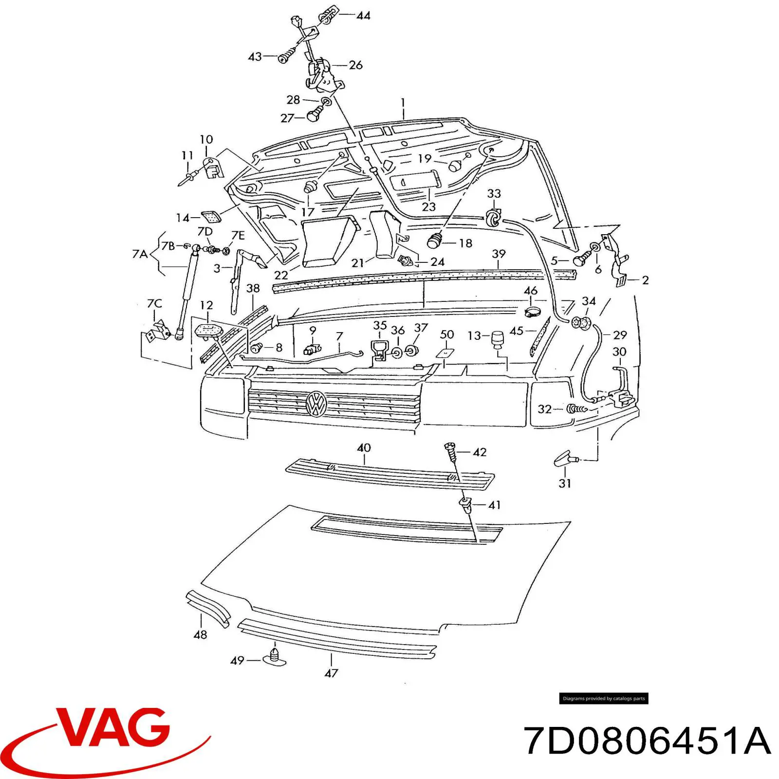 7D0806451A VAG 