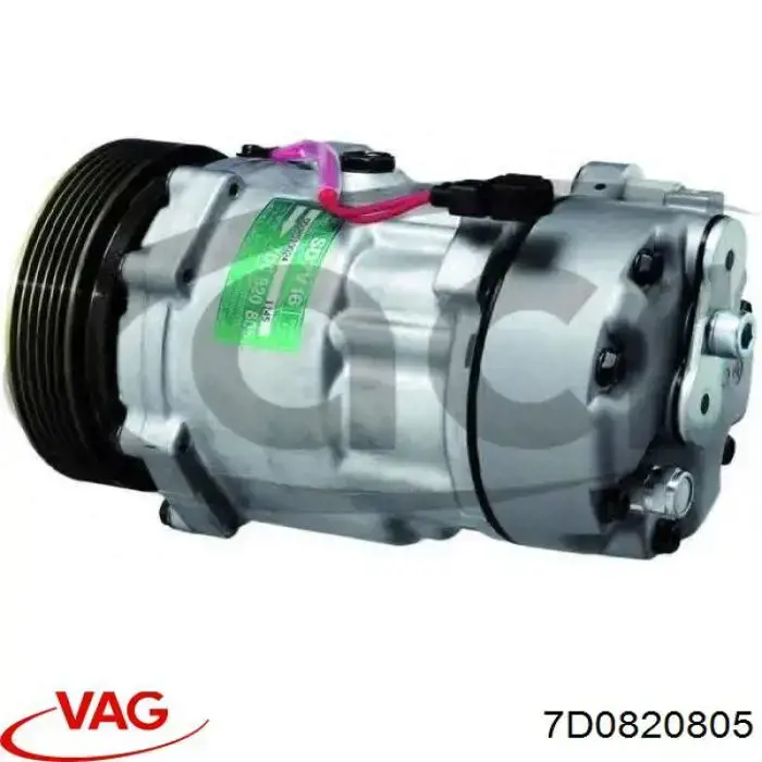 Compresor de aire acondicionado 7D0820805 VAG