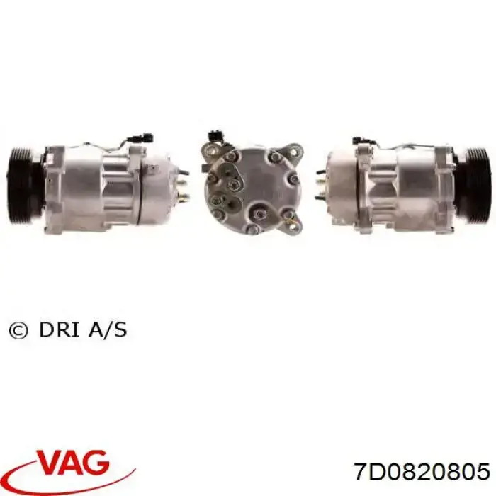 Compresor de ac VAG 7D0820805