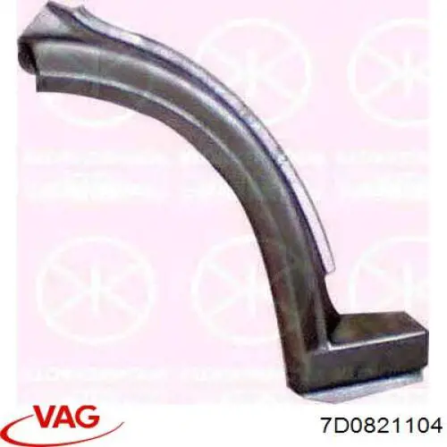 Guardabarros delanteros derecho VAG 7D0821104 precio, desde 112,82 EUR