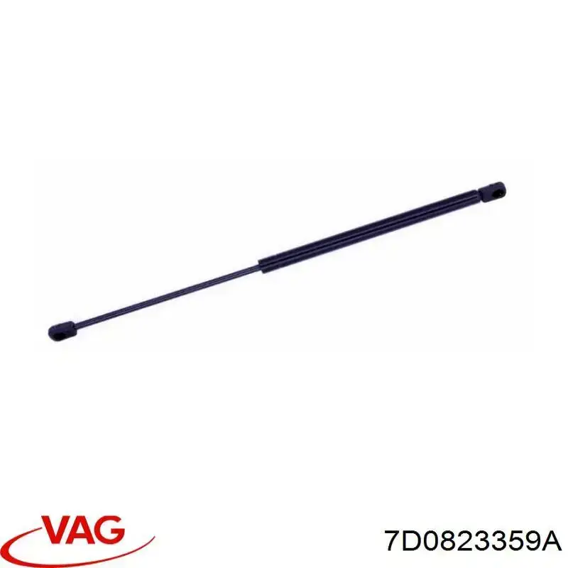 7D0823359A VAG muelle neumático, capó de motor