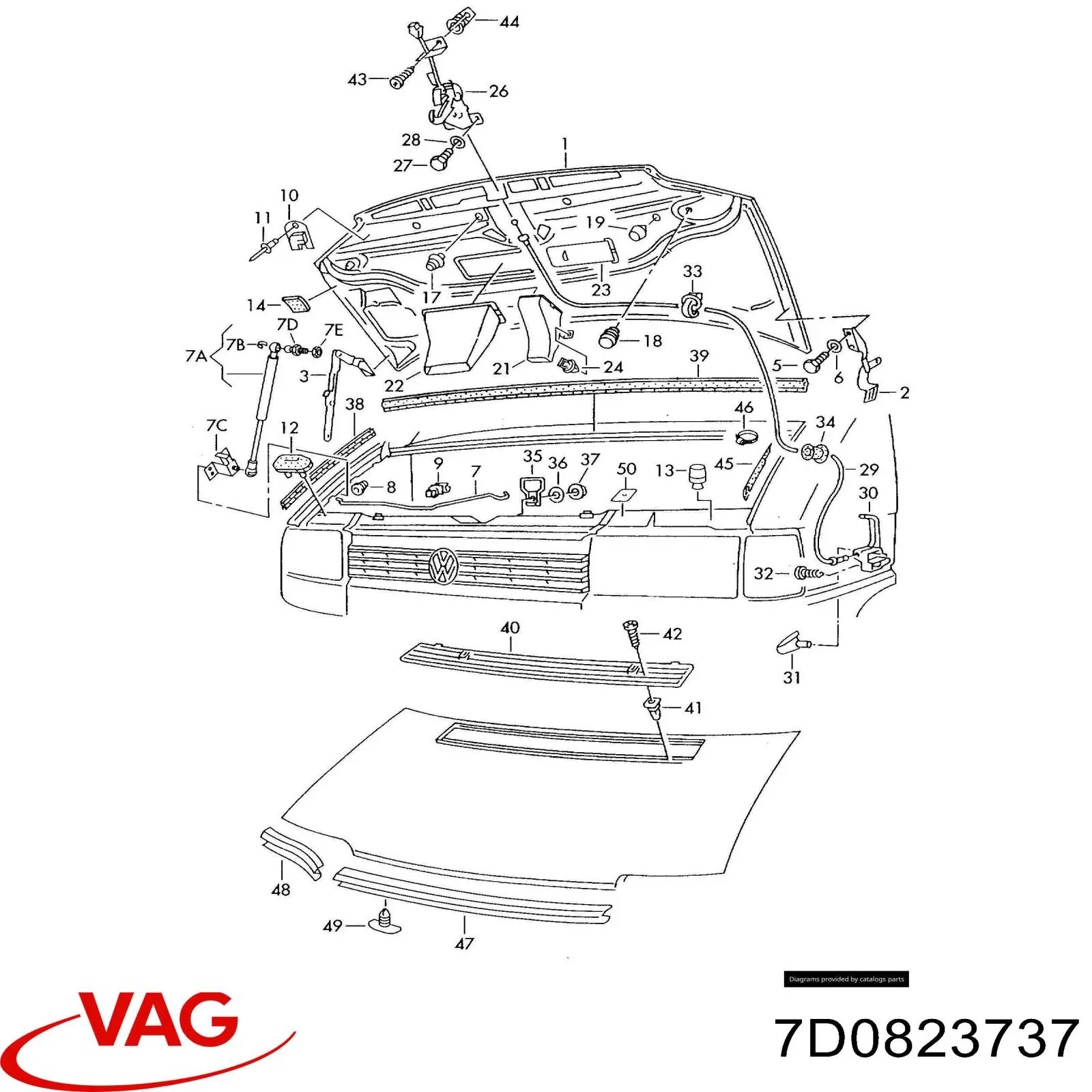  VAG 7D0823737 precio, desde  