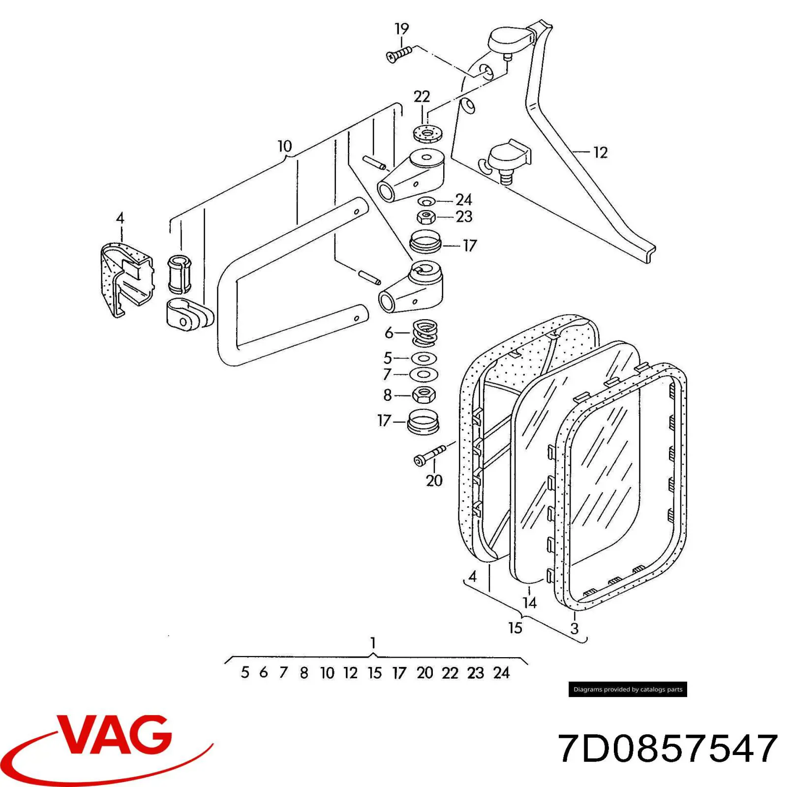  VAG 7D0857547 precio, desde 24,38 EUR