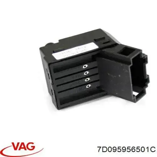 7D095956501C VAG unidad de control espejo de la puerta