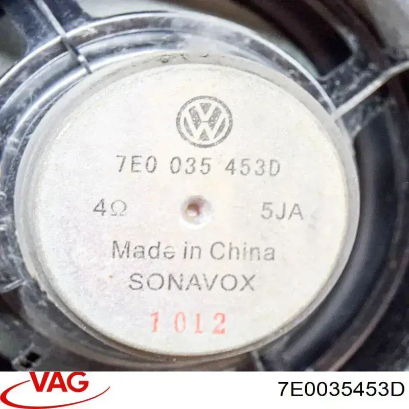 Altavoz de la puerta delantera VAG 7E0035453D