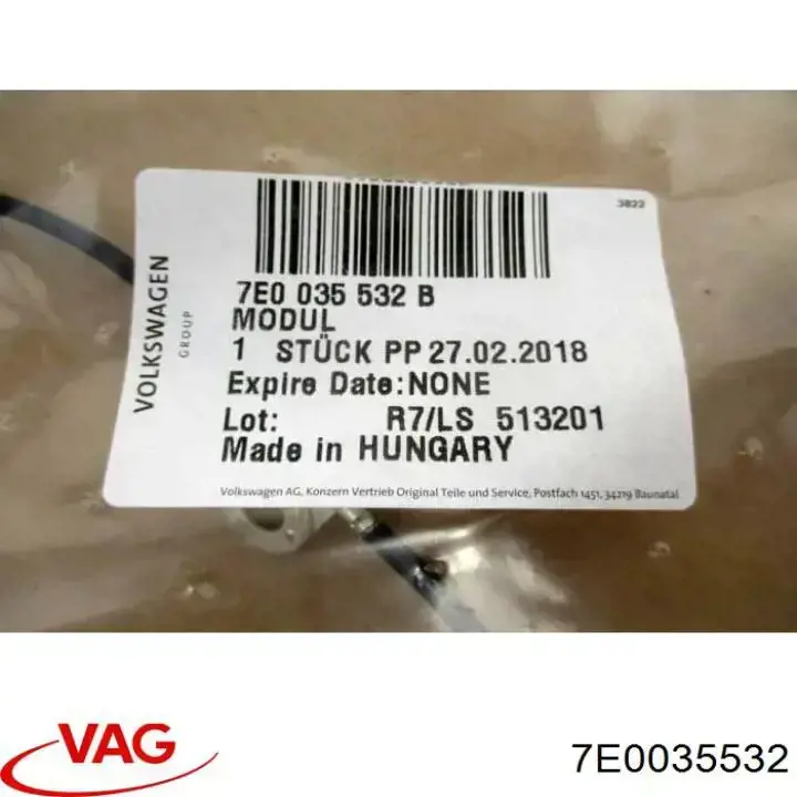  VAG 7E0035532