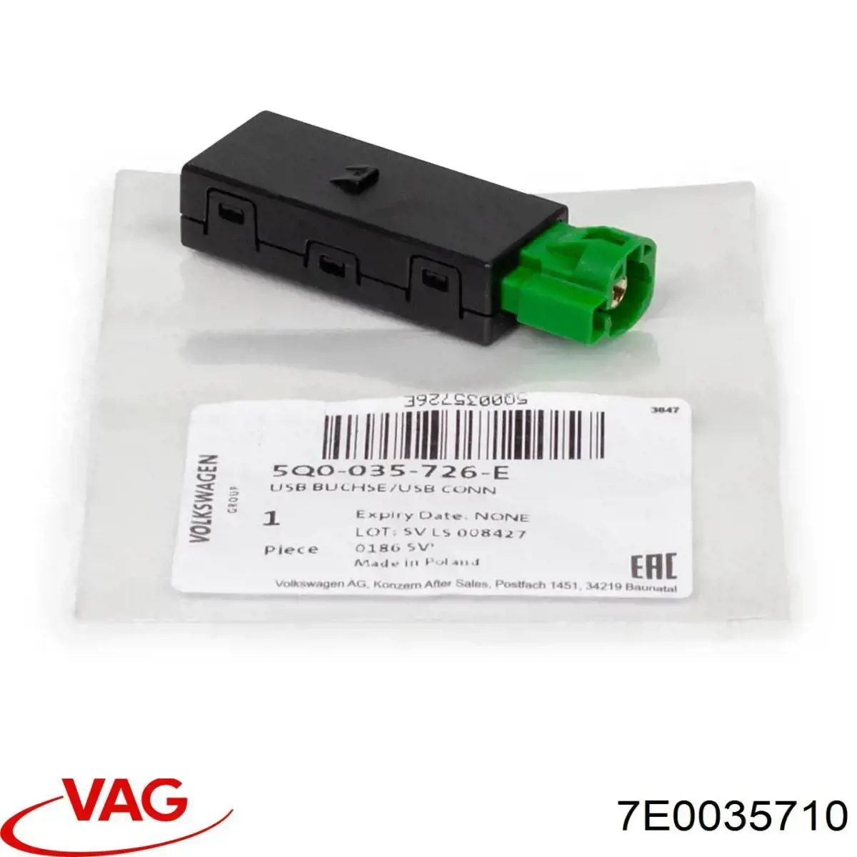 Altavoz de la puerta delantera VAG 7E0035710 precio, desde 47,82 EUR