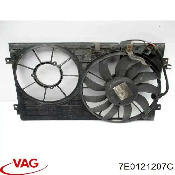 Bastidor radiador 7E0121207C VAG