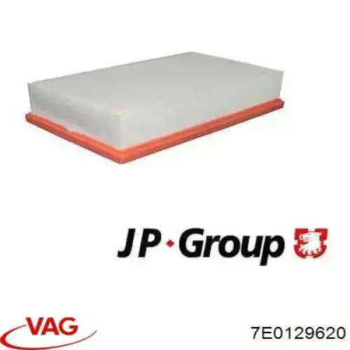 7E0129620 VAG Filtro de aire de motor