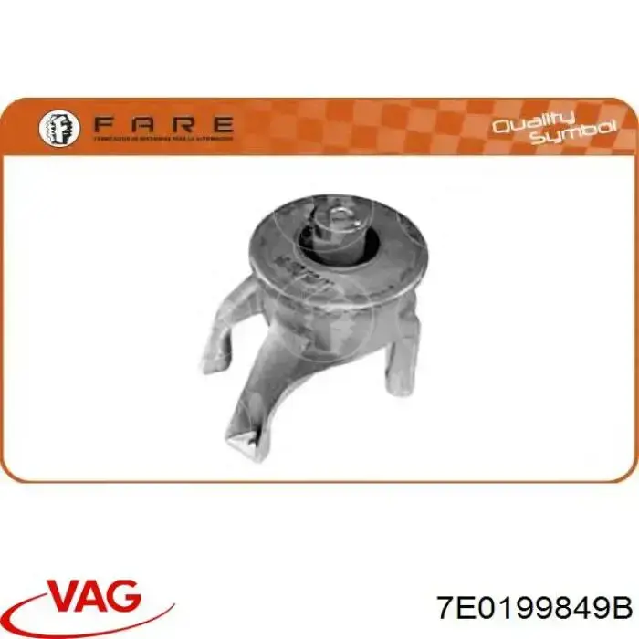 Soporte de motor trasero 107842 Febi