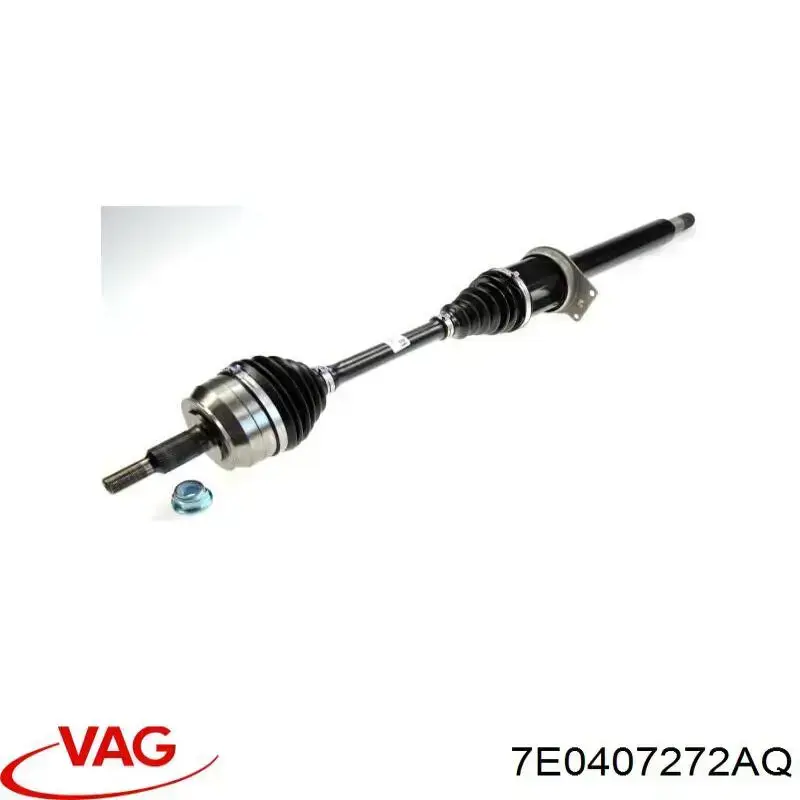 7LA407272C VAG Semieje delantero derecho