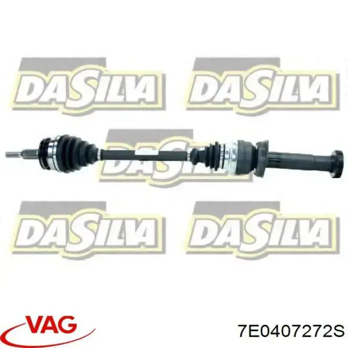 Semieje delantero derecho VAG 7E0407272S precio, desde 152,80 EUR
